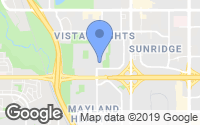 Map of West Springs, AB