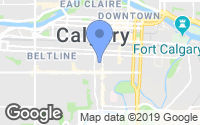 Map of West Springs, AB