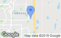 Map of West Springs, AB