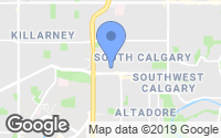 Map of West Springs, AB
