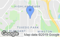 Map of West Springs, AB
