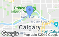 Map of West Springs, AB