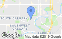 Map of West Springs, AB