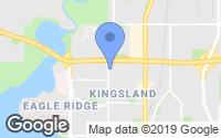 Map of West Springs, AB