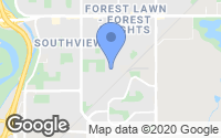 Map of West Springs, AB