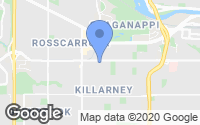 Map of West Springs, AB