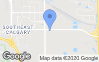 Map of West Springs, AB