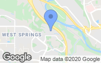 Map of West Springs, AB