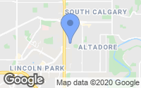 Map of West Springs, AB