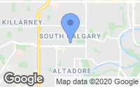 Map of West Springs, AB