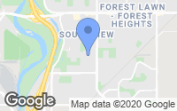 Map of West Springs, AB