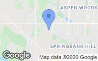Map of West Springs, AB