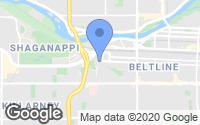 Map of West Springs, AB