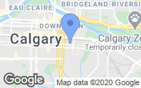 Map of West Springs, AB